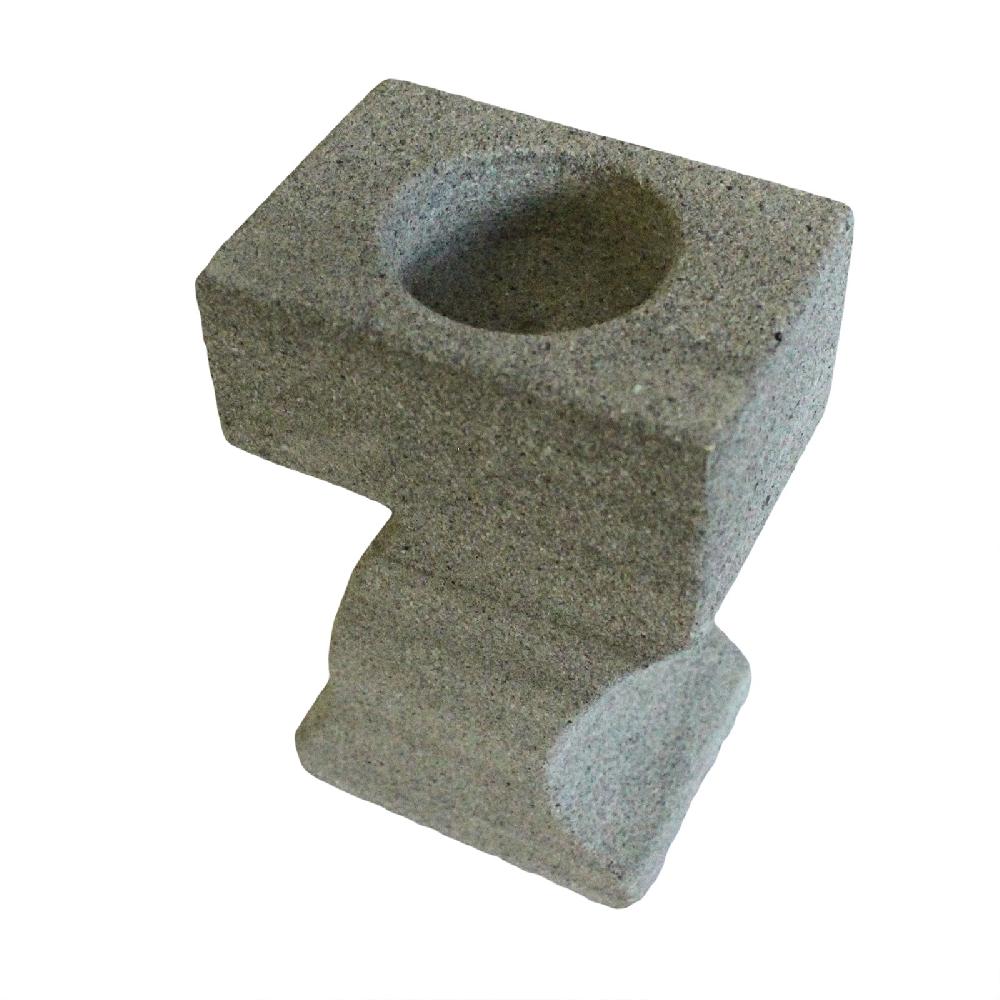 3x No.7 Granite Candle Holder