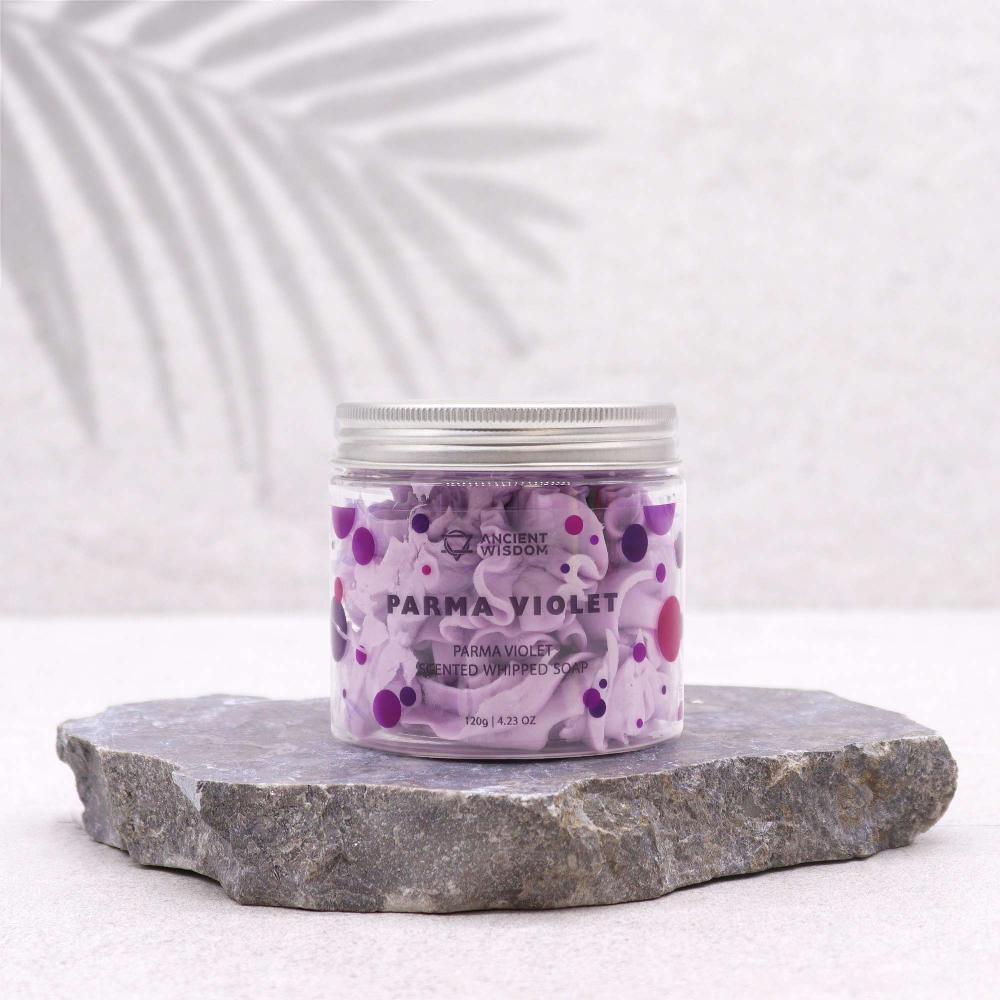 3x Parma Violet Whipped Soap 120g