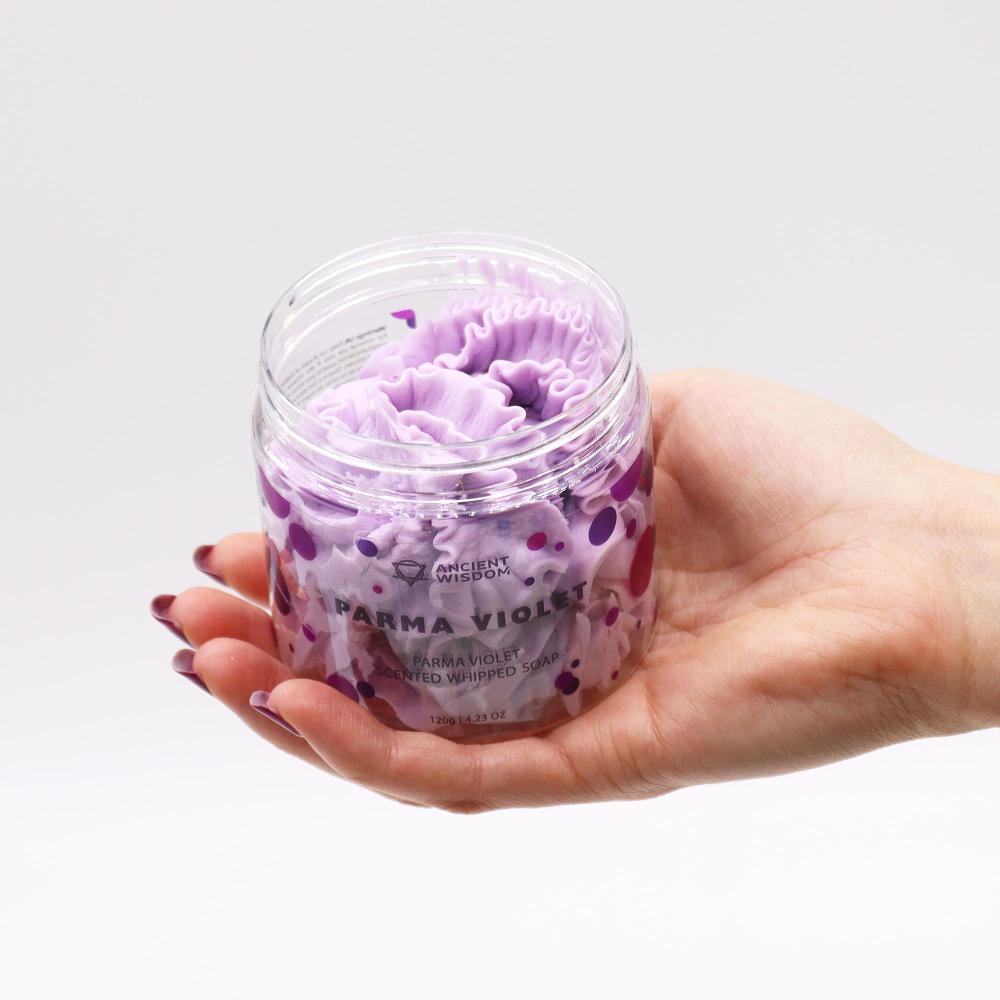 3x Parma Violet Whipped Soap 120g