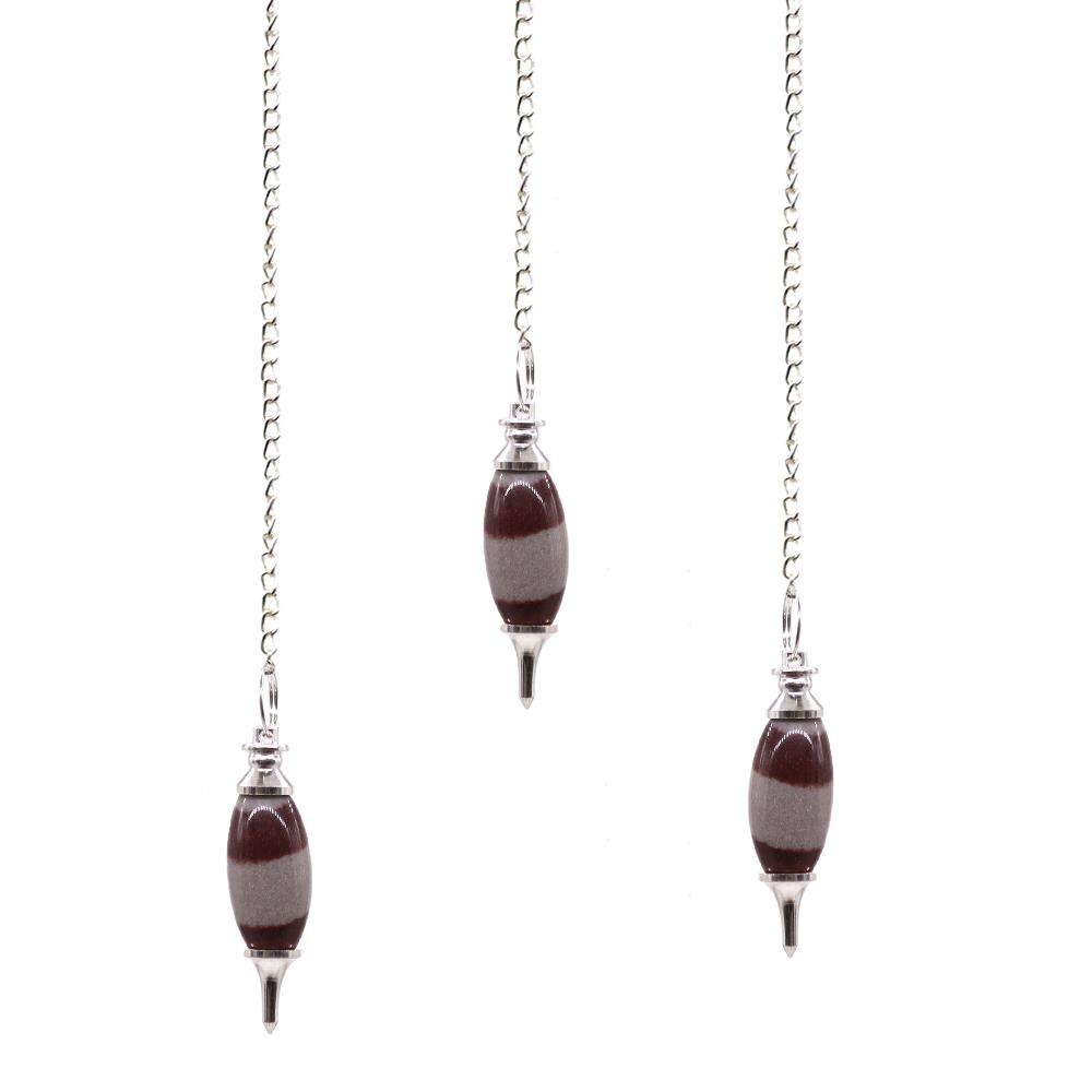 3x Shiva Lingam with Point Pendulum