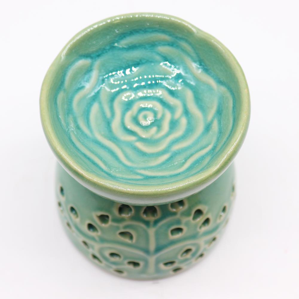 3x Tree Of Life Oil Burner - Blue