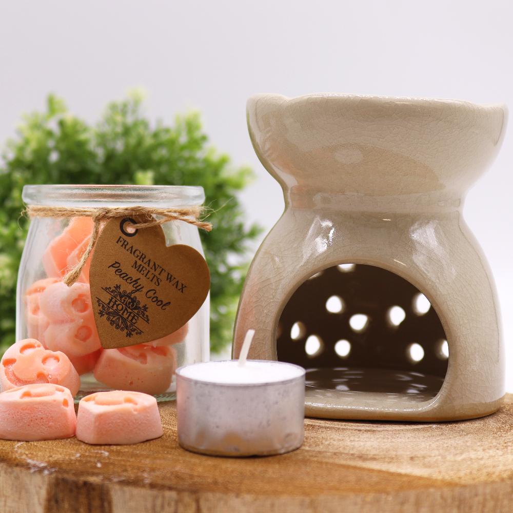 3x Tree Of Life Oil Burner - Ivory