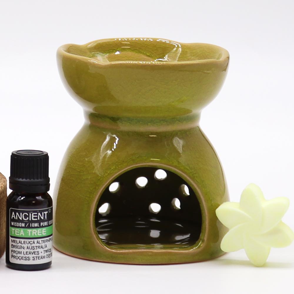 3x Tree Of Life Oil Burner - Lime