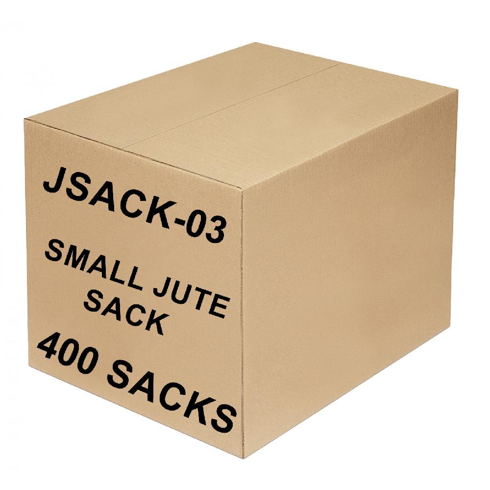400x Small Jute Sack Full Carton