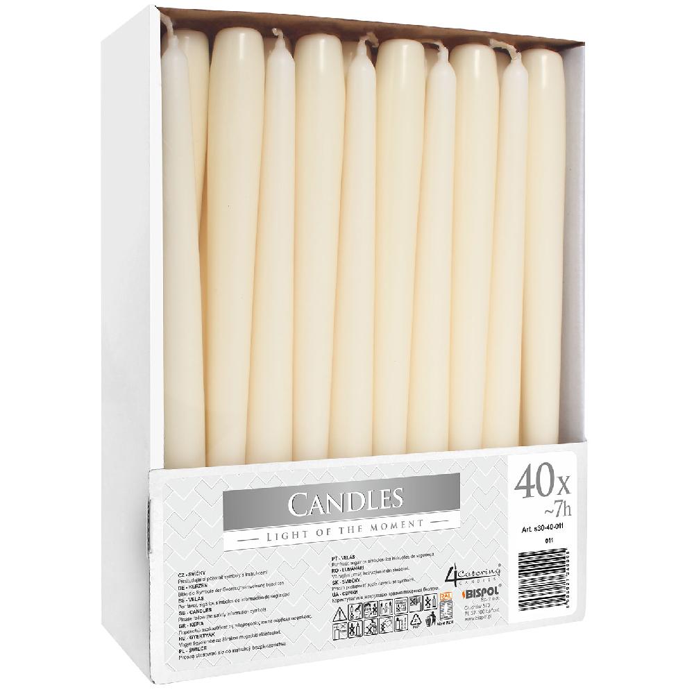 40x Taper Candle - Ivory