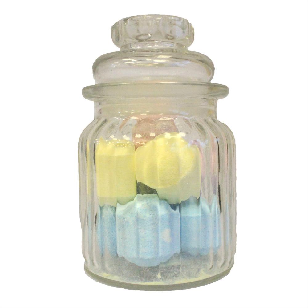 48x Candy Jars - Vertical Ribs - CARTON