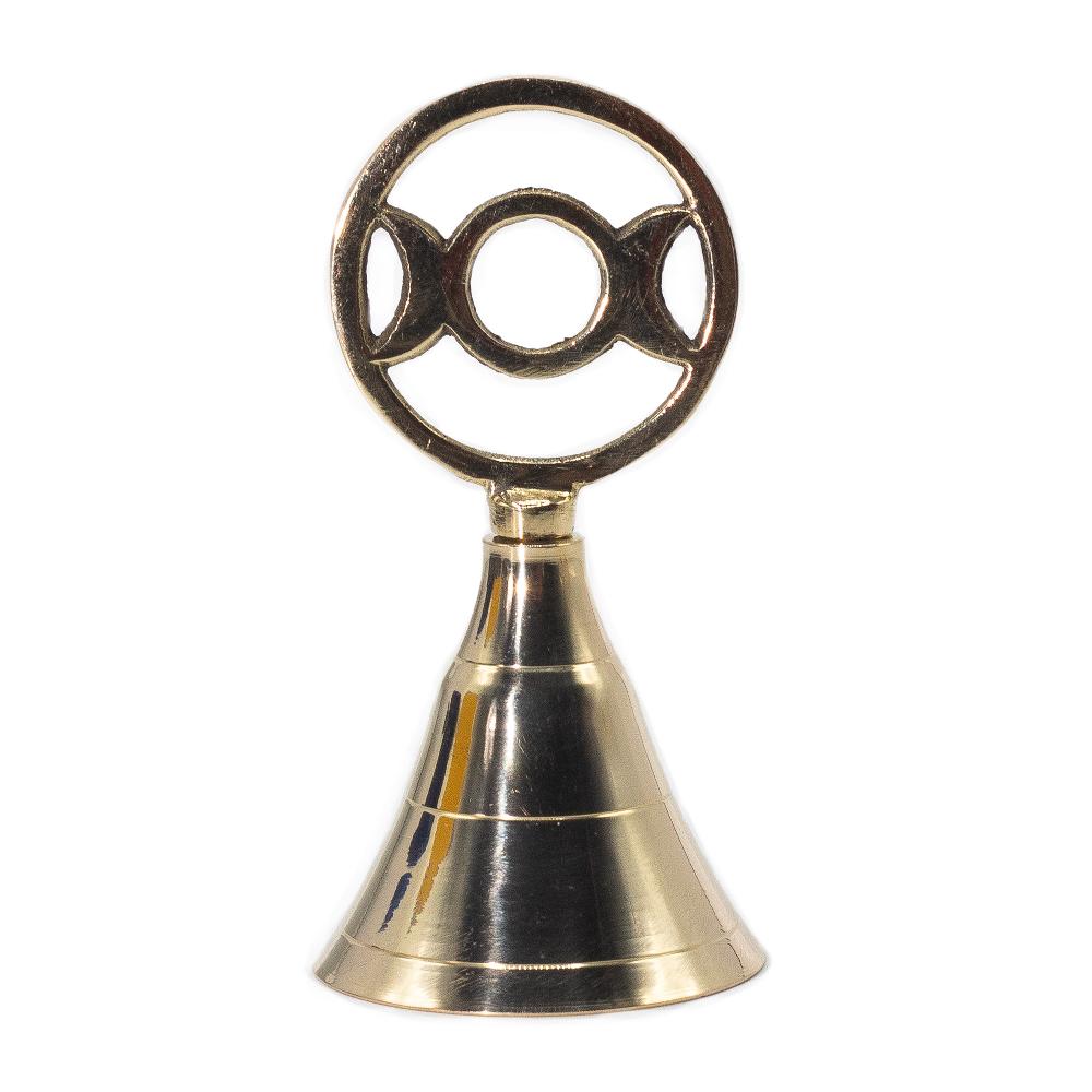 4x Altar Brass Bell - Three Moon
