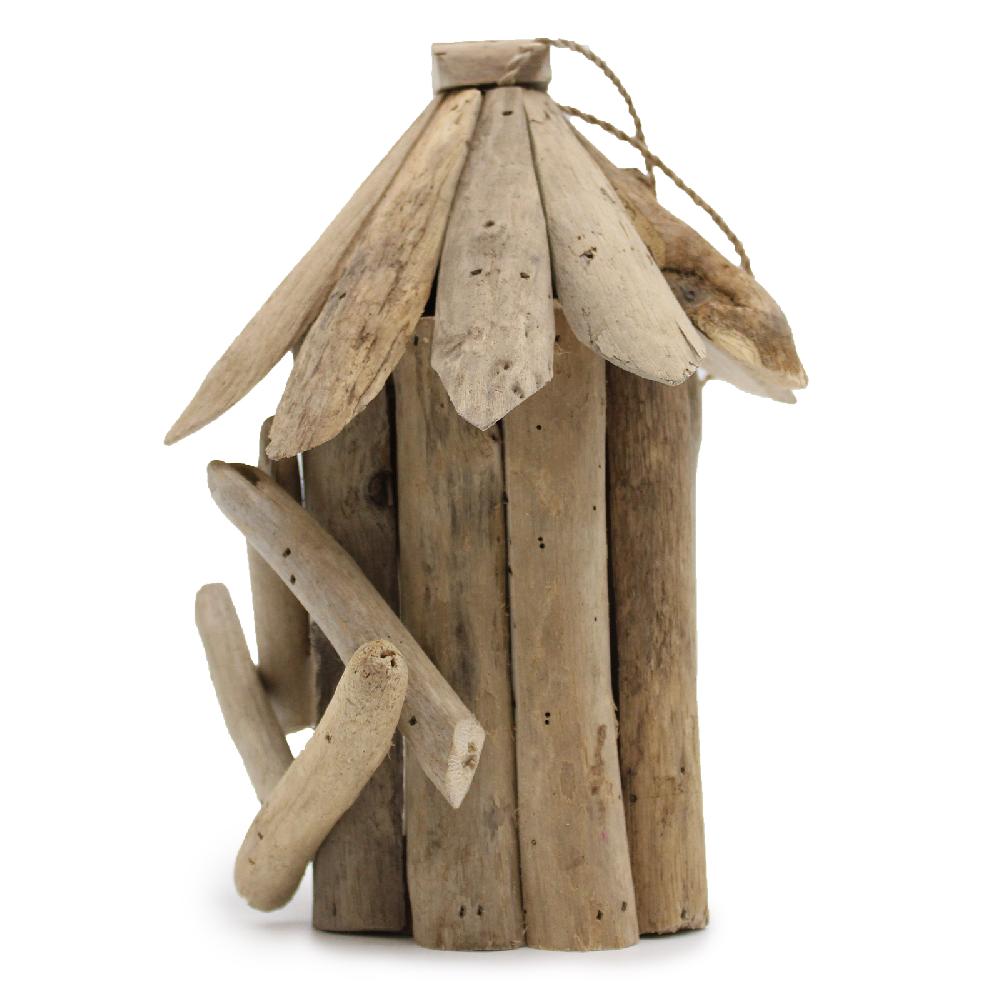4x Driftwood Birdbox - Small