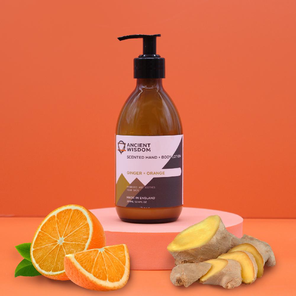 4x Ginger & Orange Lotion 300ml