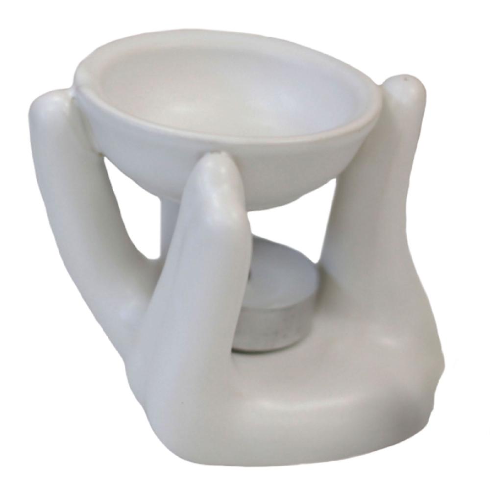 4x Helping Hand Oil Burner - White