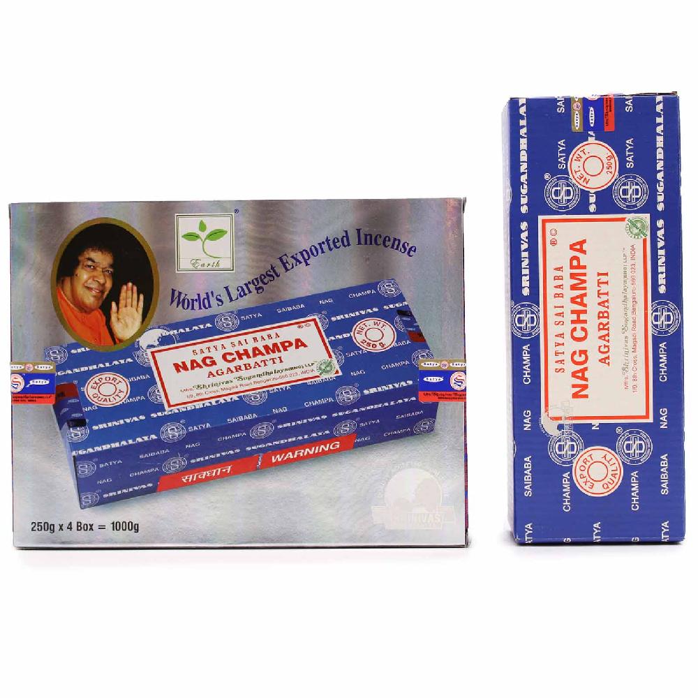 4x Satya Nagchampa Incense 250 Gms