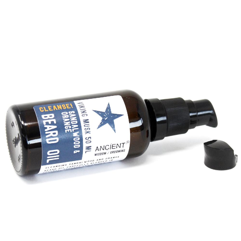50ml Beard Oil - Viking Musk - Cleanse