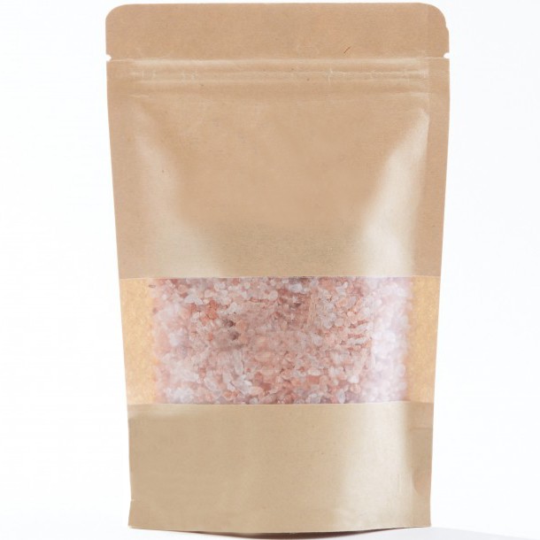50x Kraft Window Bag 20x30cm