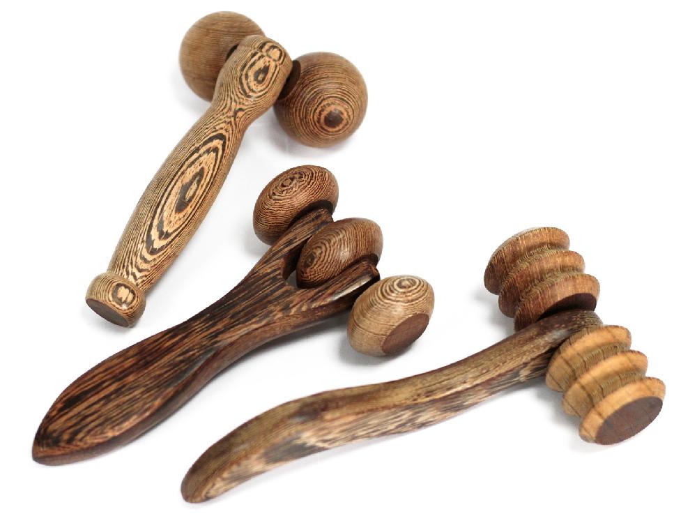 5x Massage Tool - Three Disc Roller