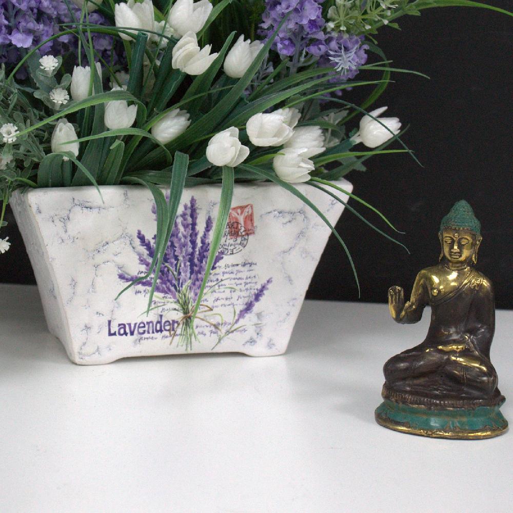 5x Mini Hand Up Sitting Buddha