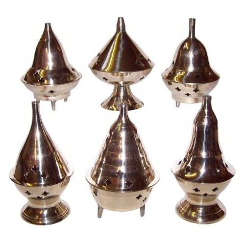 6x Brass Incense Burner