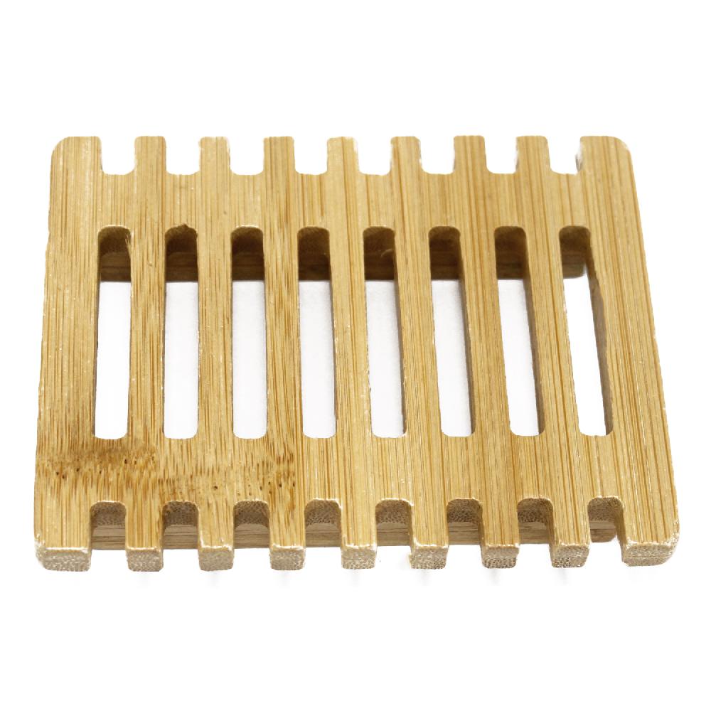 6x Hemu Wood Soap Dish - Piano
