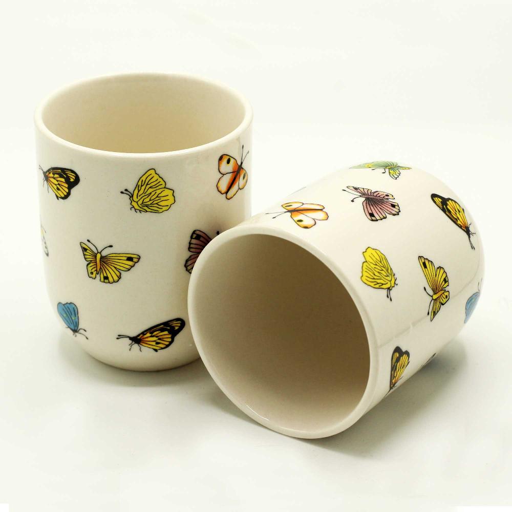 6x Herbal Tea Cup - Butterflies