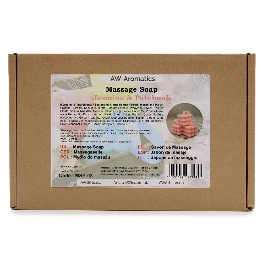 6x Massage Soaps - Jasmine & Patchouli