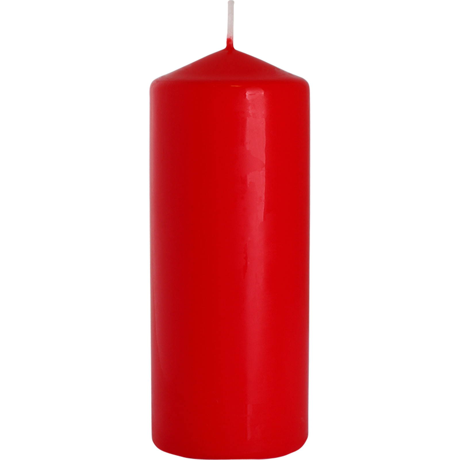 6x Pillar Candle 60x150mm - Red