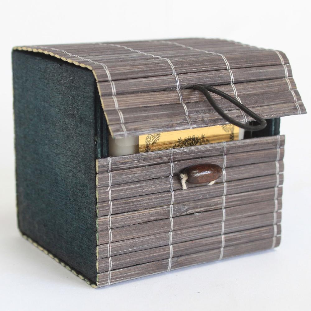 6x Single Box Slatted Bamboo