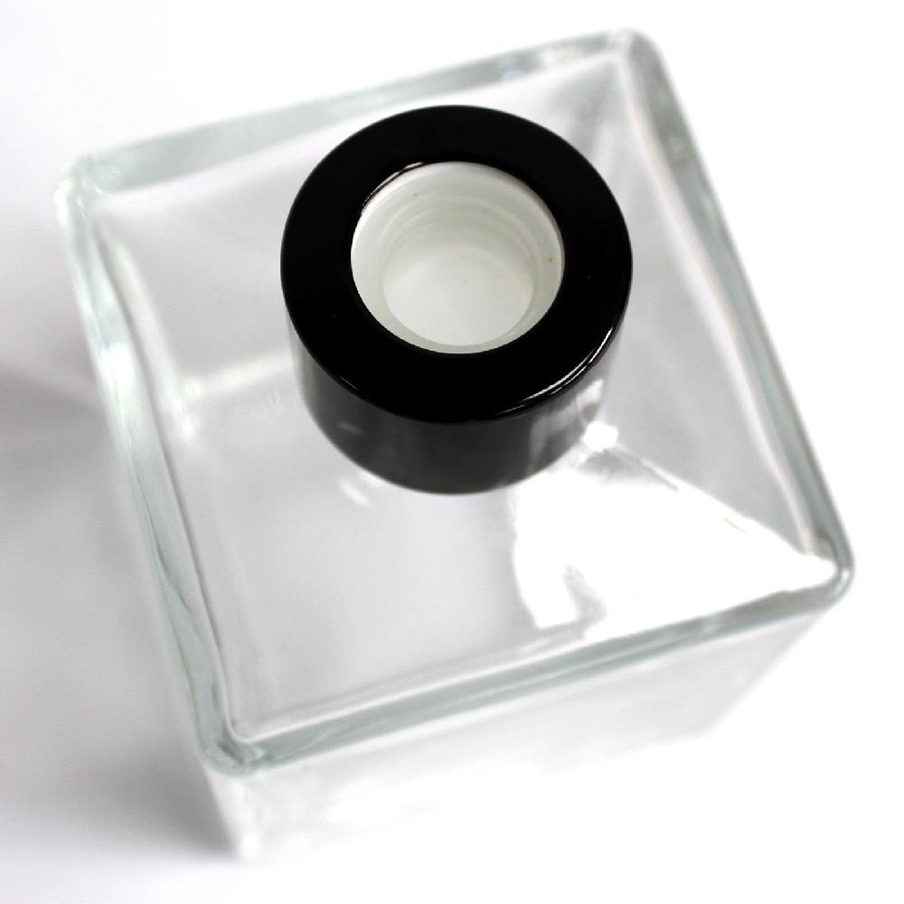6x Square Bottle & Diffuser Lid - 200ml