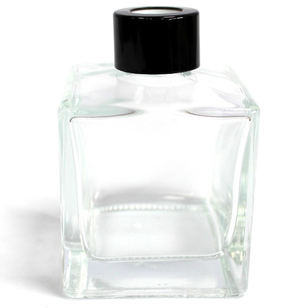 6x Square Bottle & Diffuser Lid - 200ml