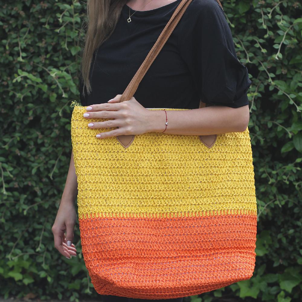 Back To The Bazaar Bag - Black & White