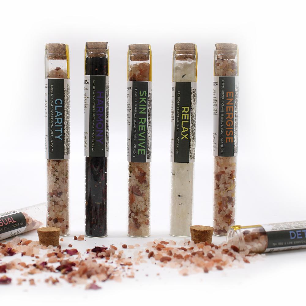 Bath Salts In Vials - Gift Pack Of 7