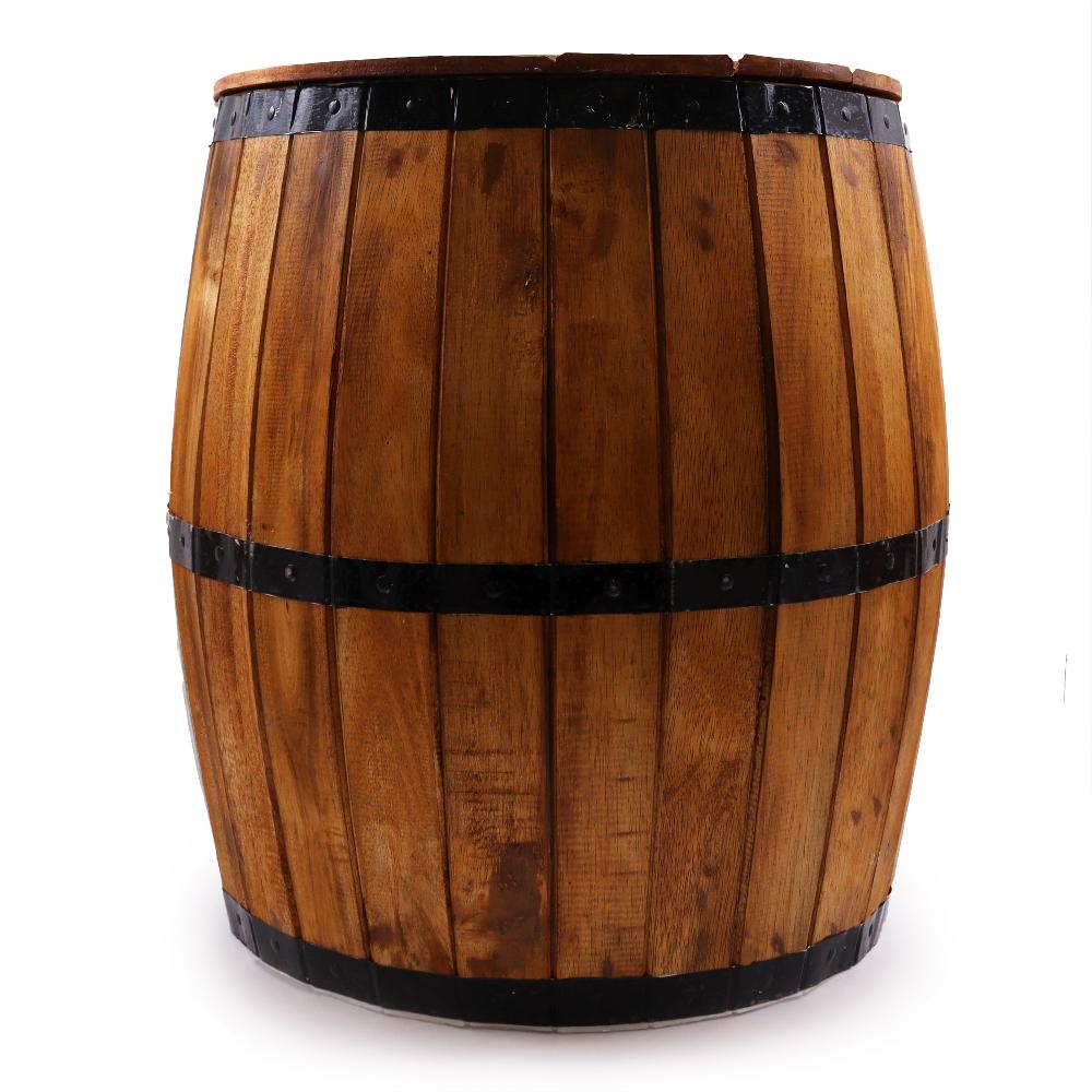 Beer Barrel Table - Natural 60x48 5cm
