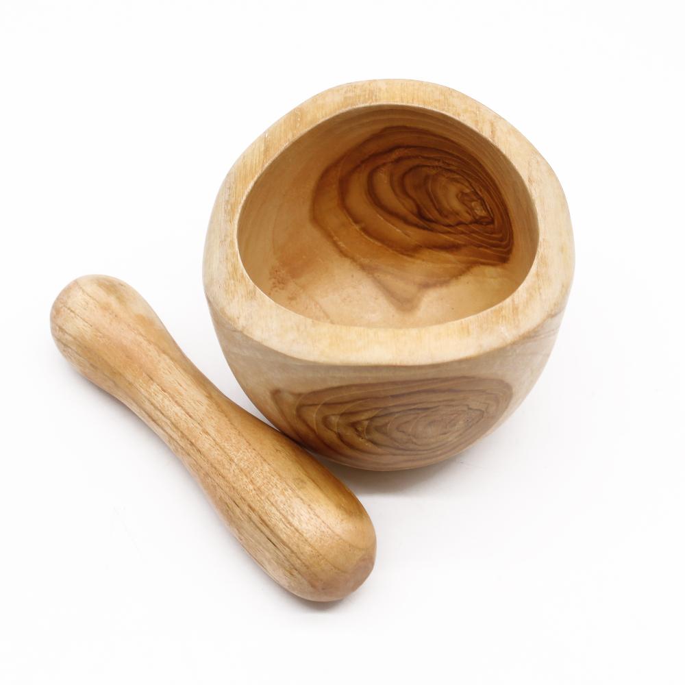 Ergo Teak Pestle & Mortar Medium