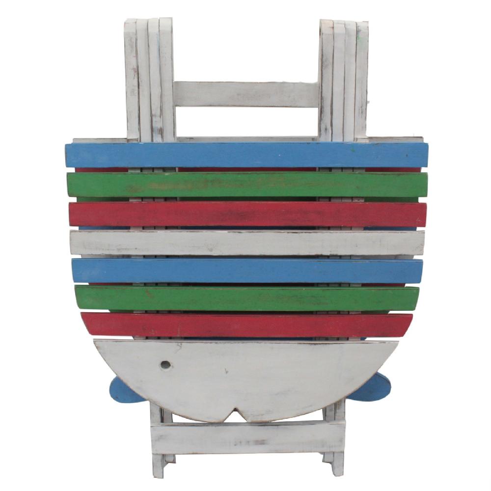 Folding Fish Table - Multi Coloured