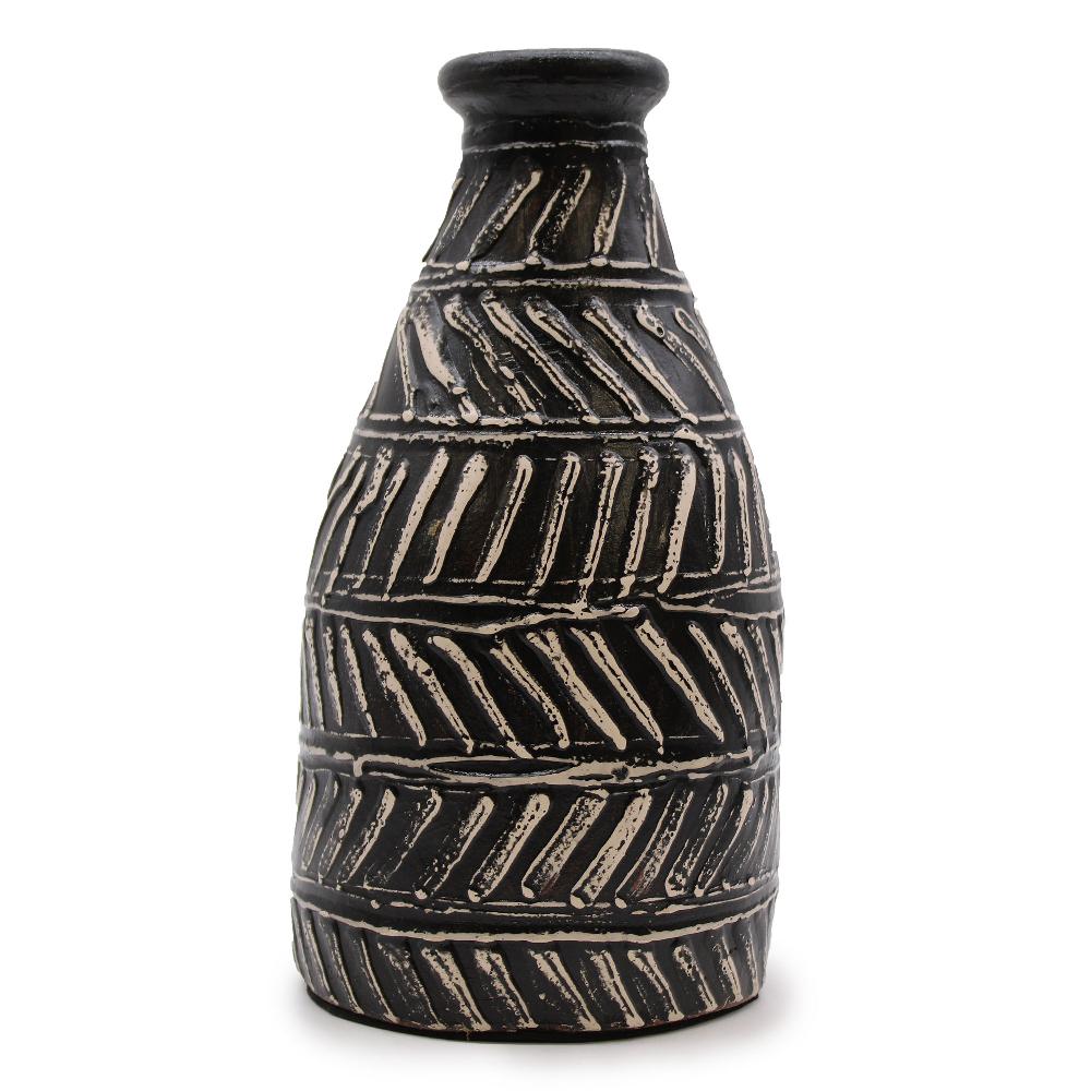 Greek Taper Vase - Chocolate