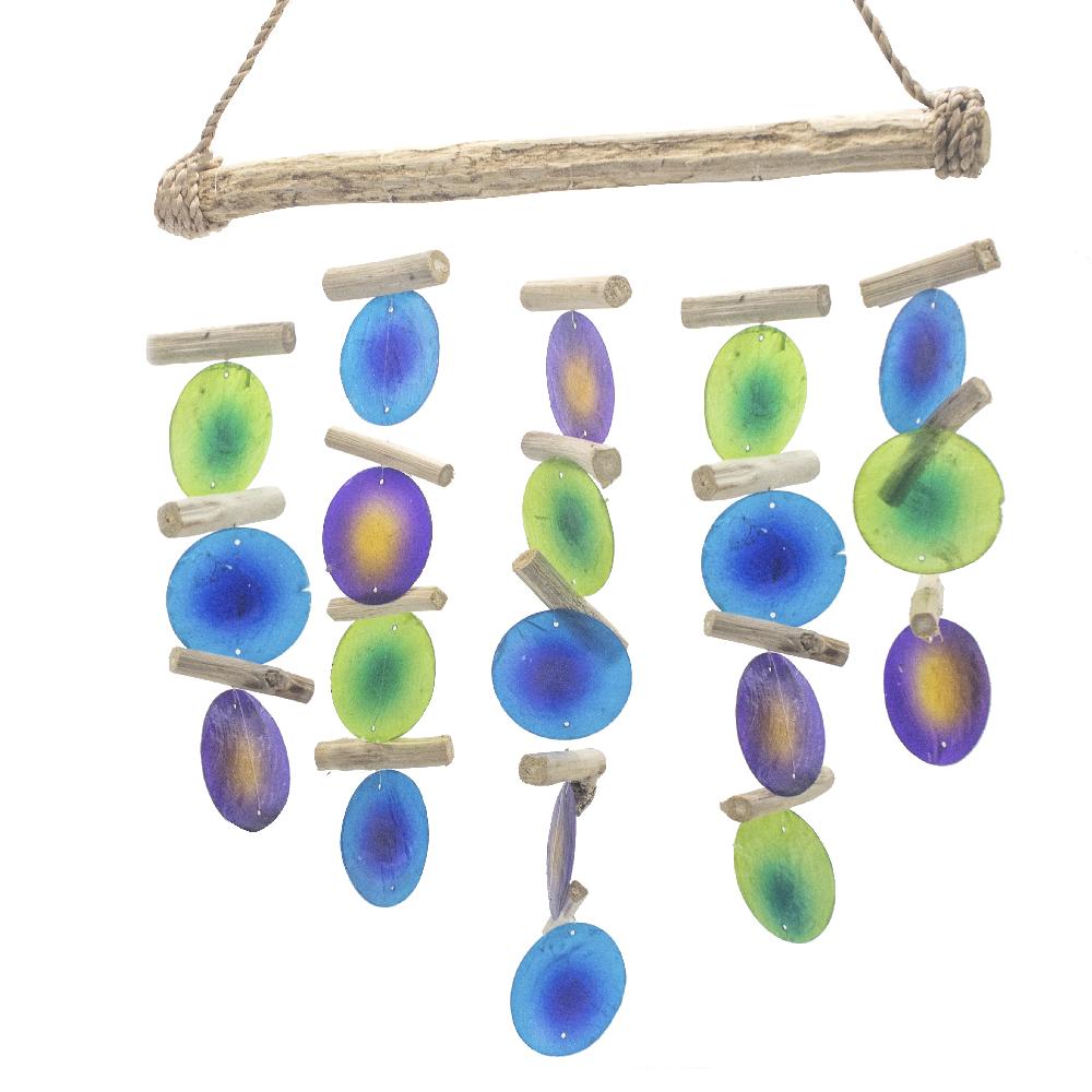 Green & Purple Driftwood Chime