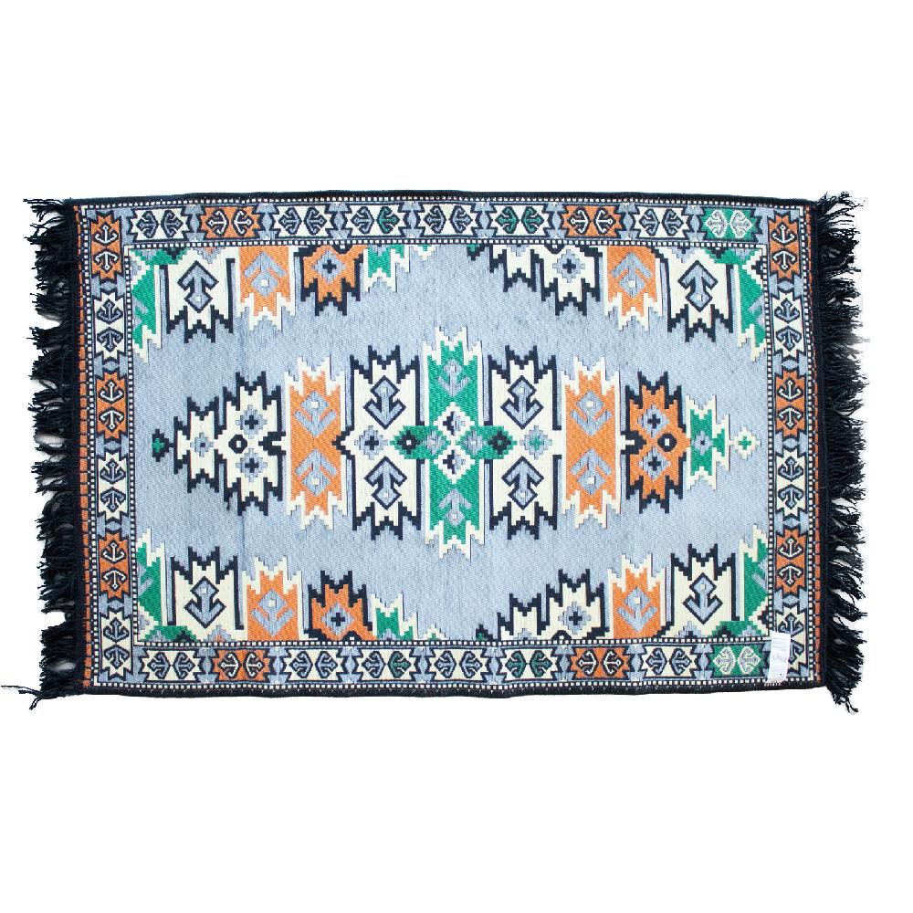 Kilim Rug 125x80 Cm - Charcoal