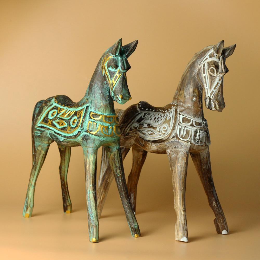 Large Antique Horse 32 Cm