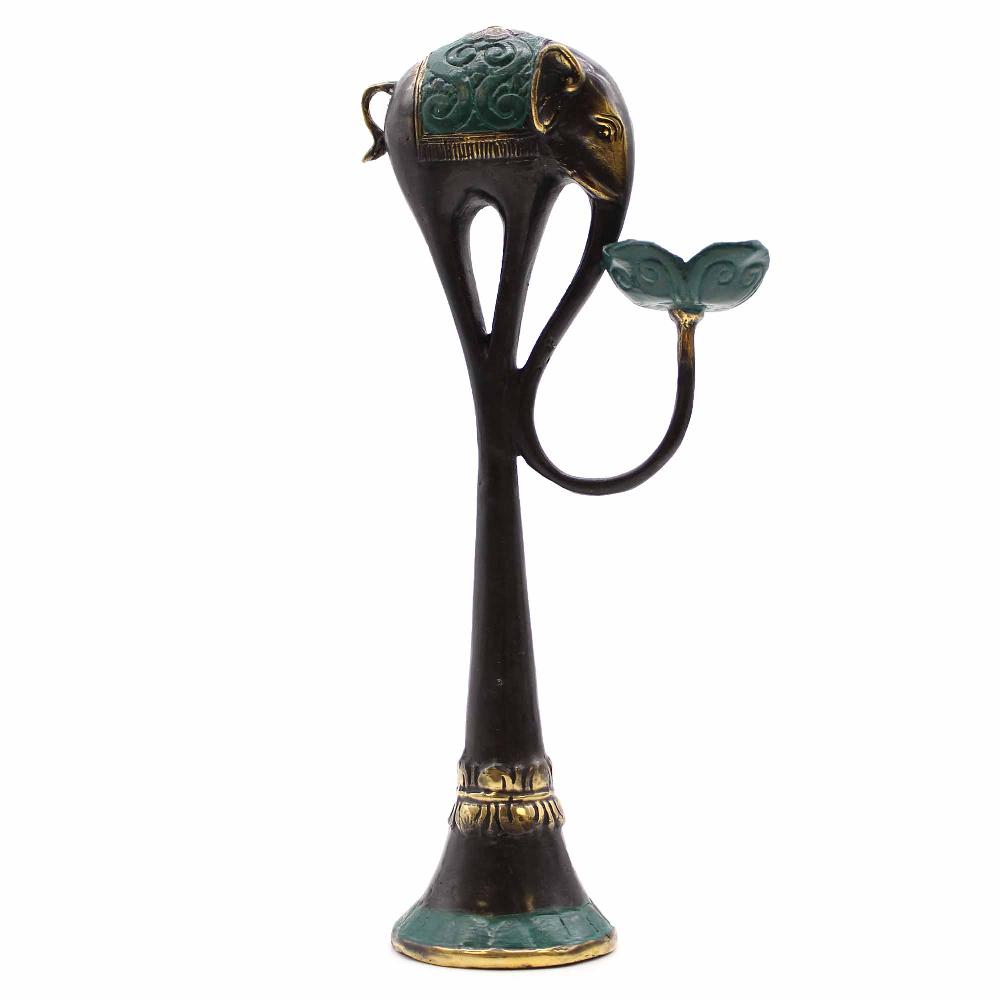 Large Art Elephant Incense Holder