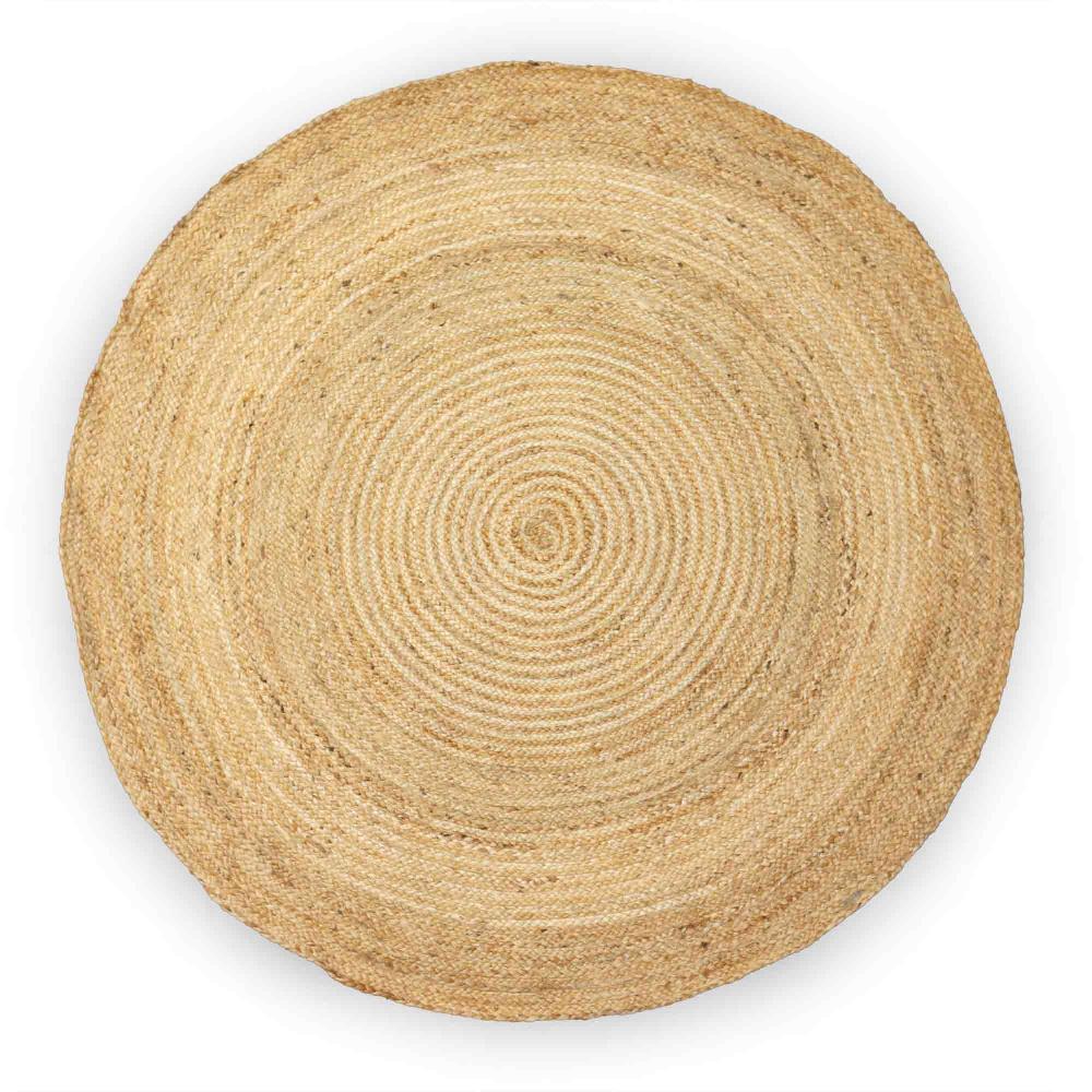 Lrg Round Soft Jute Rug 150cm