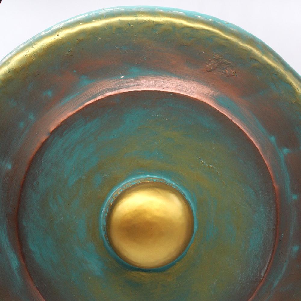 Medium Gong In Stand - 50cm - Greenwash