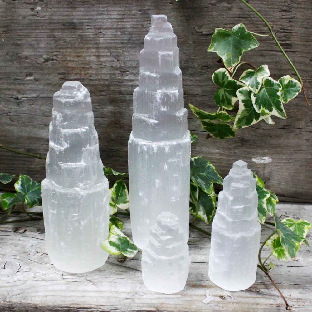 Natural Selenite Tower - 5 Cm