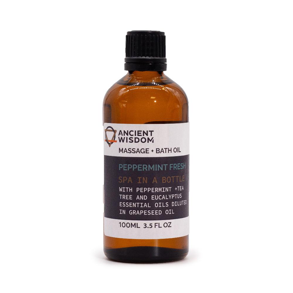 Peppermint Fresh Massage Oil - 100ml