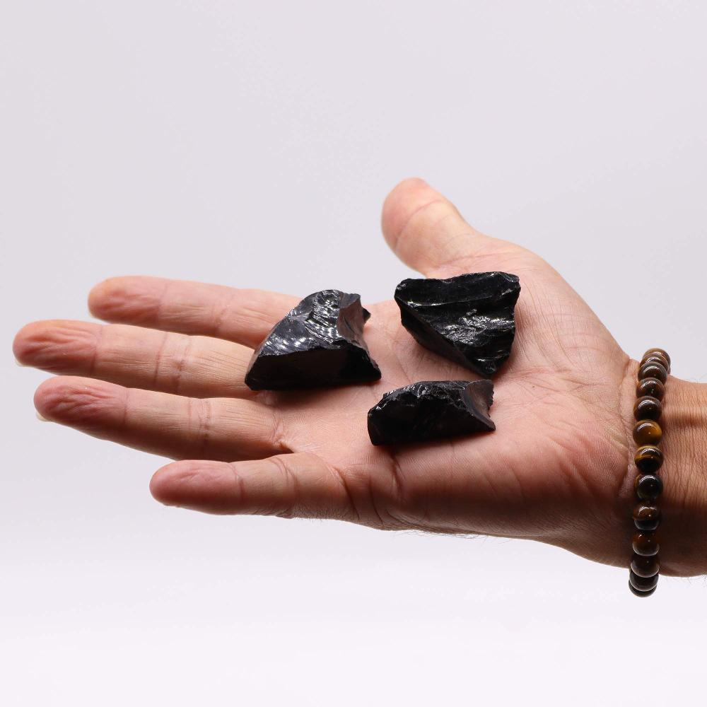 Raw Crystals (500g) - Black Agate