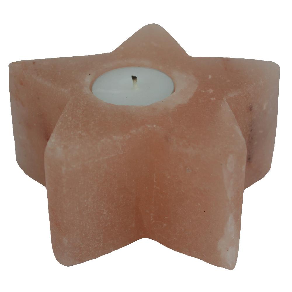 Salt Candle Holder - Star