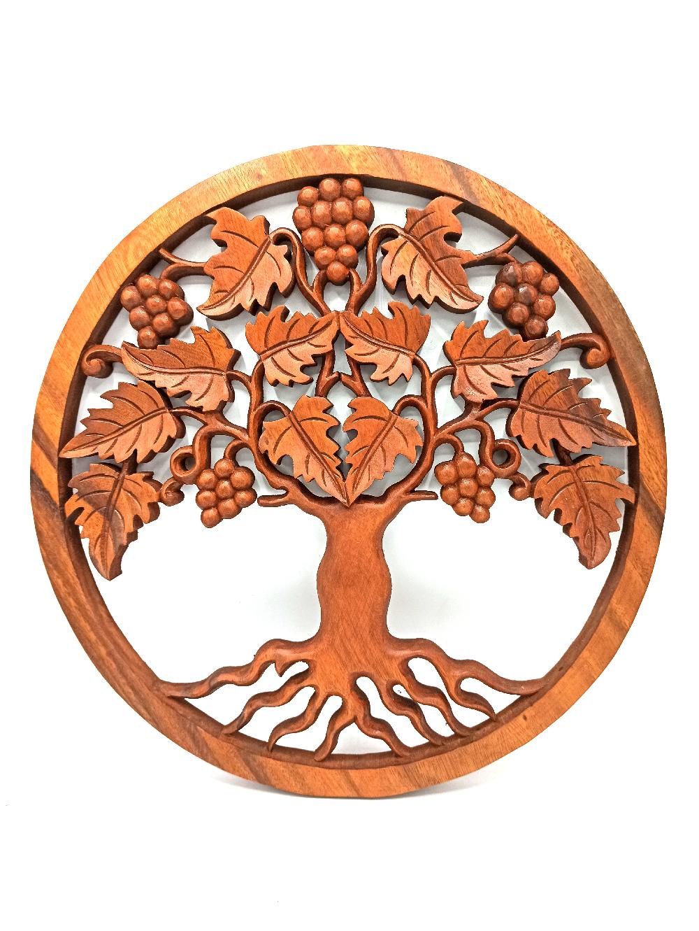 Tree of Life Grapes Panel - 40cm