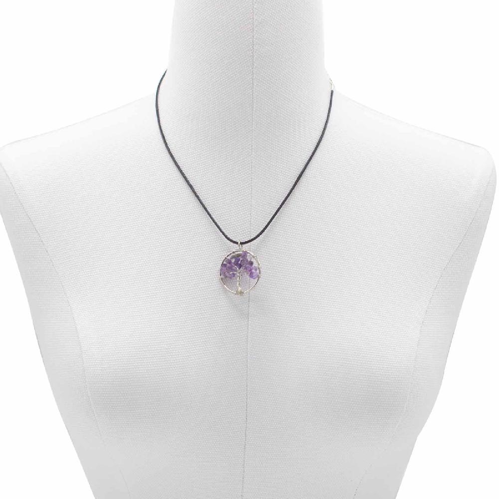 Tree Of Life Pendant - Amethyst