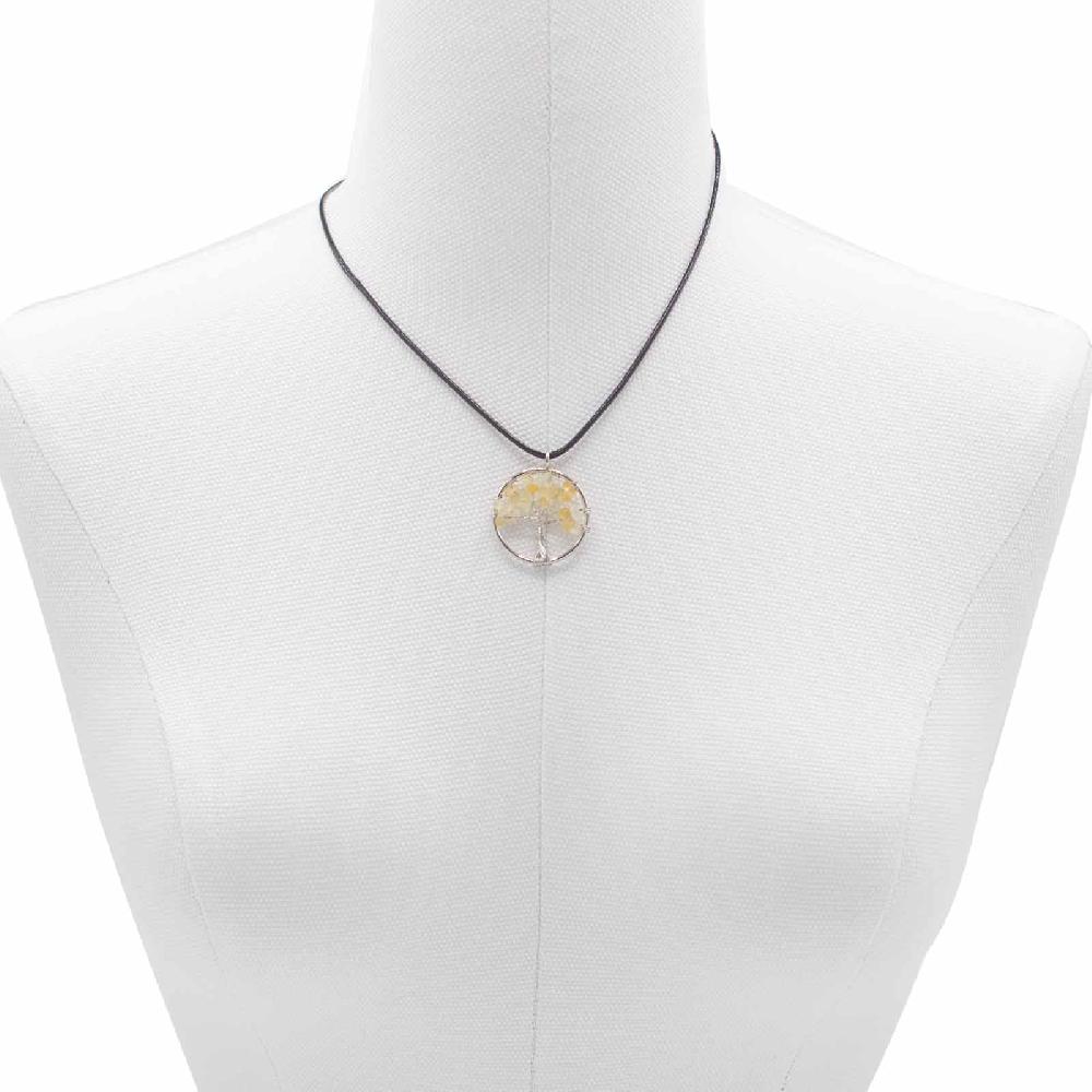 Tree Of Life Pendant - Carnelian