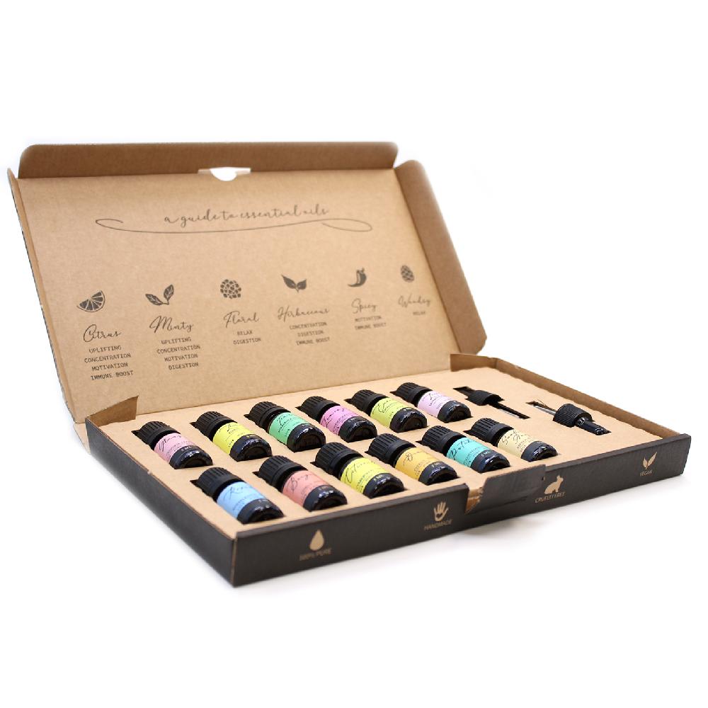 Aromatherapy Essential Oil Set - The Top 12