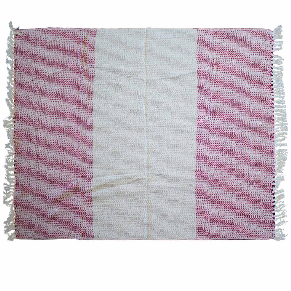 Boho Comfort Throw - 125x150cm - Ruby Two Tone