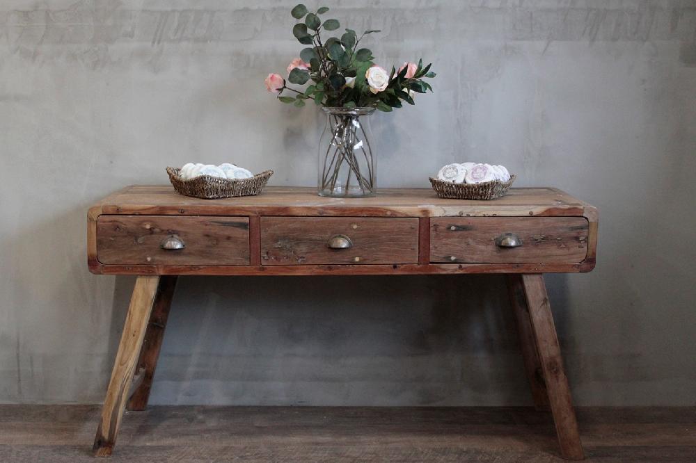 Console Table - Recycled Wood - 150x45x80cm