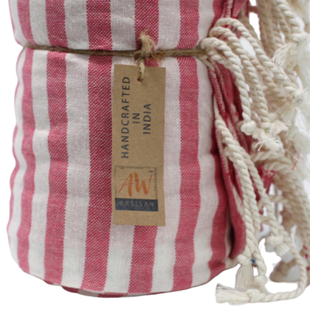 Cotton Pareo Towel - 100x180 Cm - Hot Pink